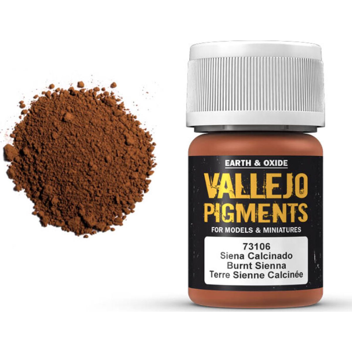 Vallejo - Pigments - Burnt Sienna - 35 Ml - 73106