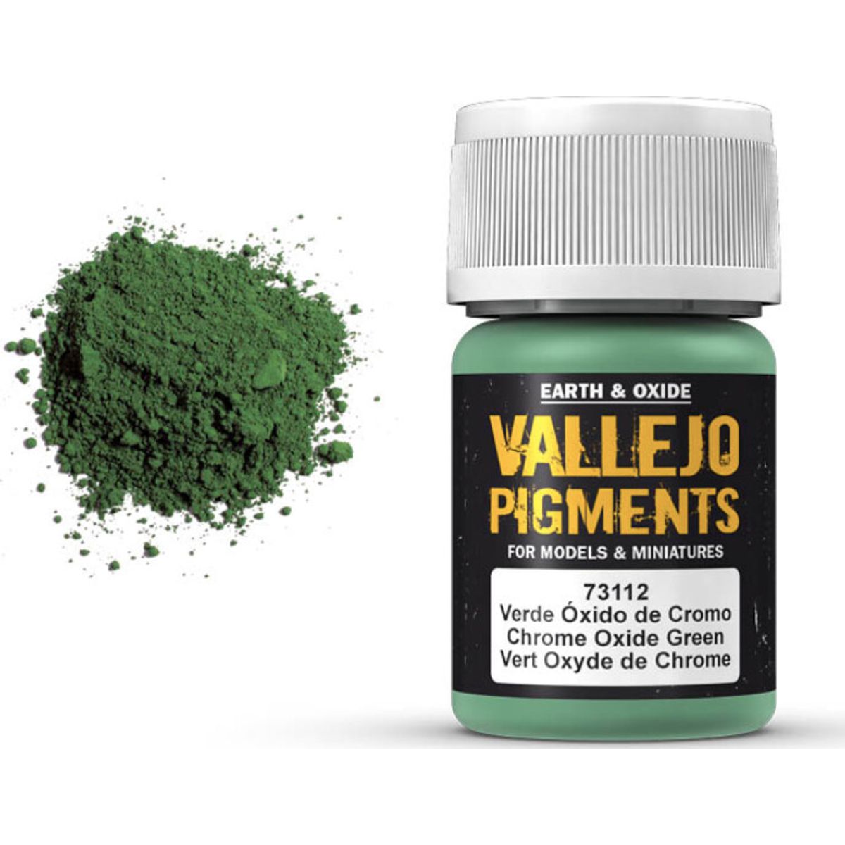 Vallejo - Pigments - Chrome Oxide Green - 35 Ml - 73112