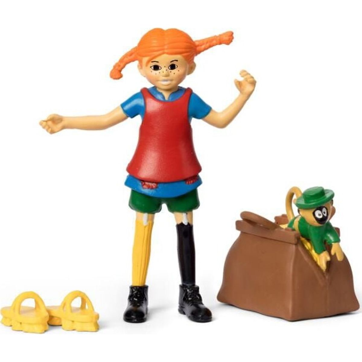 Pippi Langstrømpe - Pippi Figur Sæt