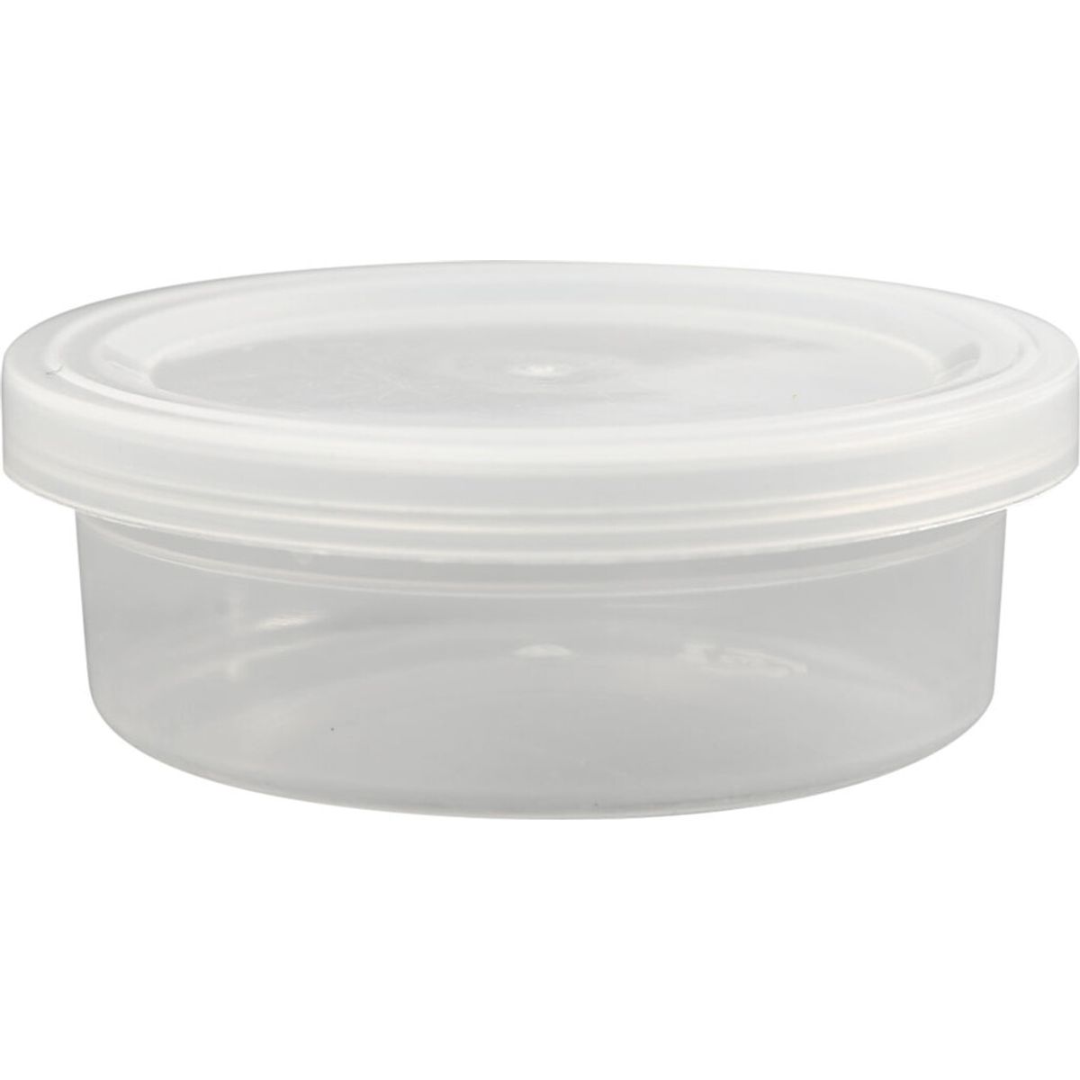 Plastbøtte Med Låg - H 24 Mm - ø 68 Mm - 45 Ml - 20 Stk.