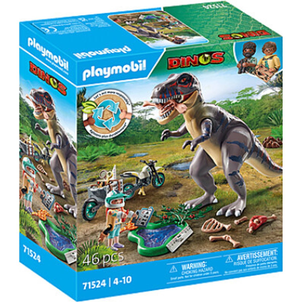 Playmobil Dinos - T-rex Trace Path - 71524