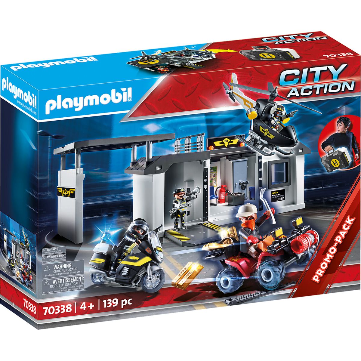 Playmobil City Action - Transportabelt Hovedkvarter - 70338