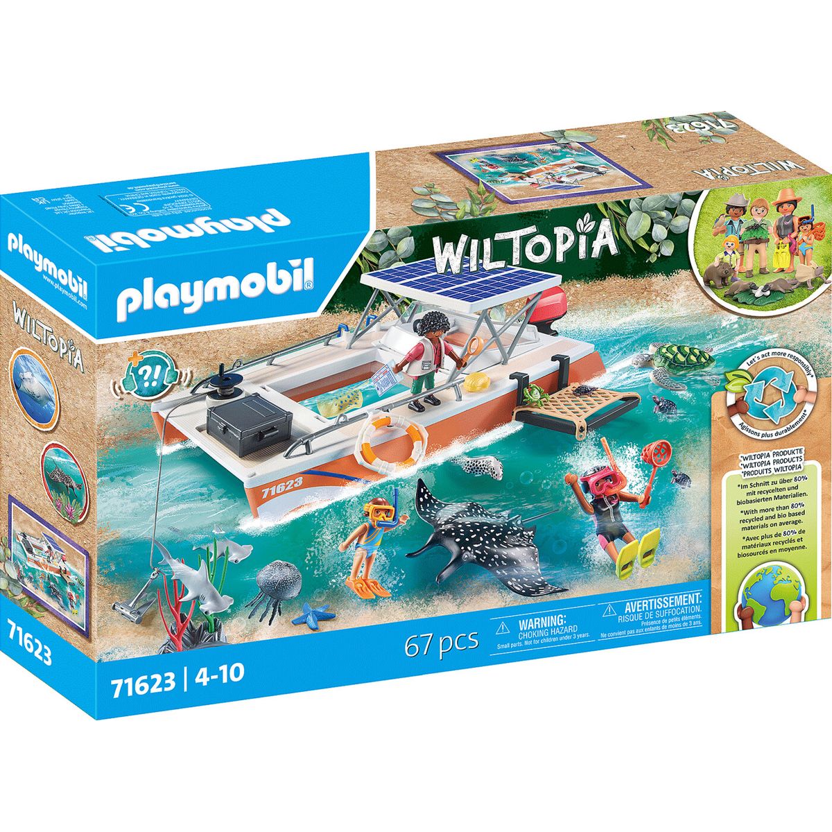 Playmobil Wiltopia - Koralrev Undersøgelse - 71623