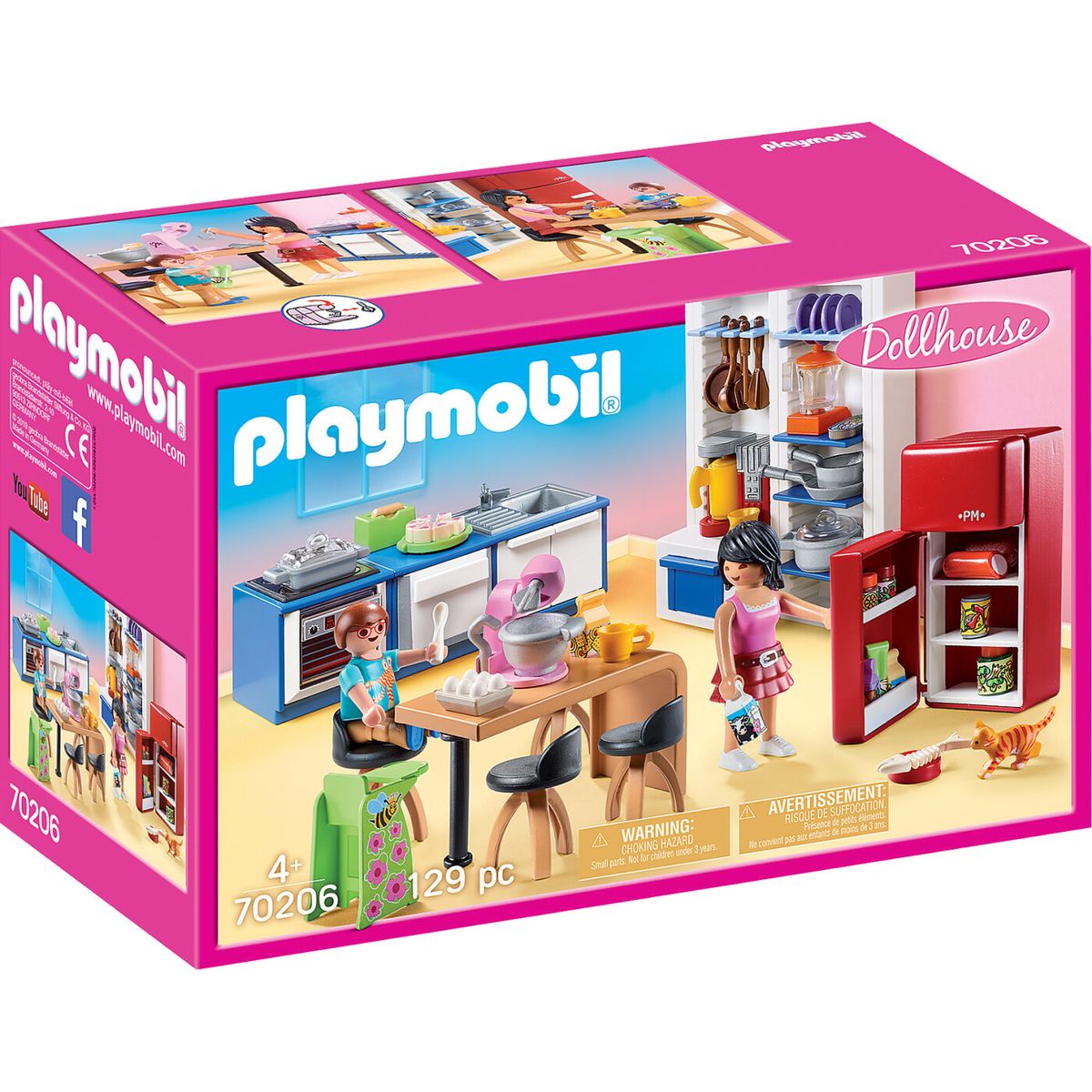 Playmobil Dollhouse - Familie Køkken - 70206