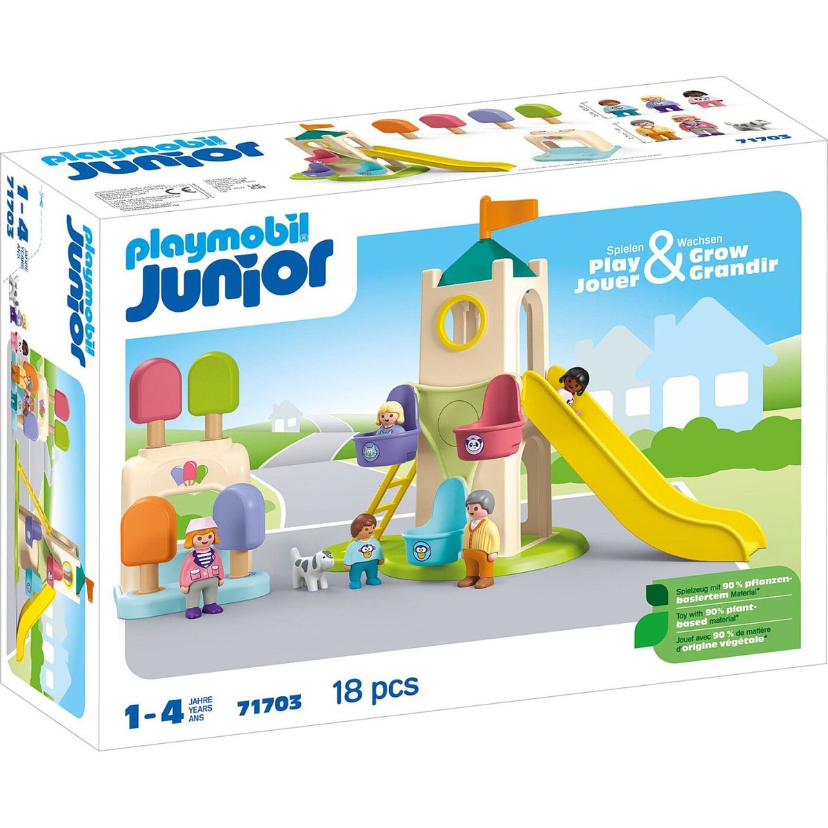 Playmobil Junior - Oplevelsestårn Med Isbod - 71703