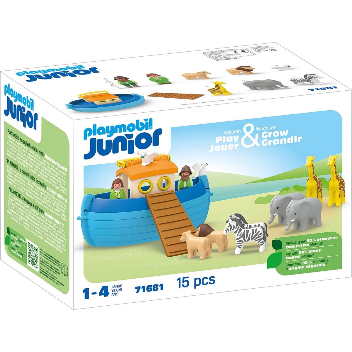 Playmobil Junior - Noah´s Ark Legesæt - 71681