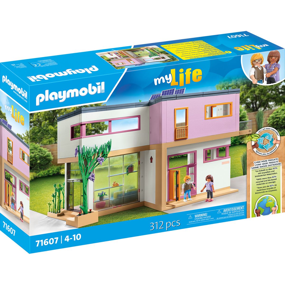 Playmobil Mylife - Hus Med Vinter Have - 71607