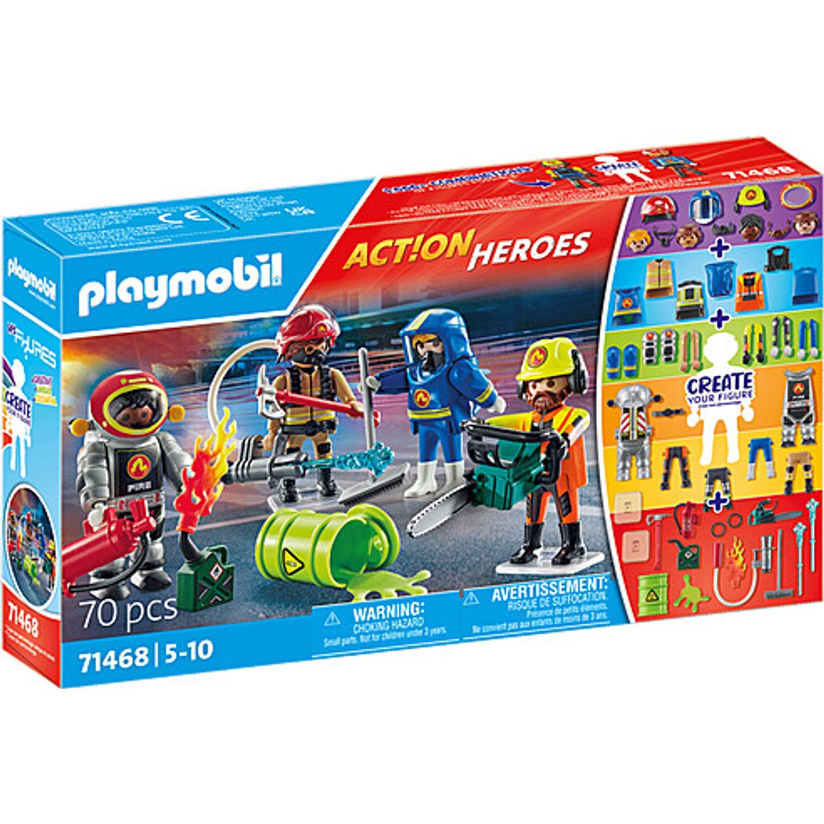 Playmobil Action Heroes - My Figures - Brandvæsen - 71468