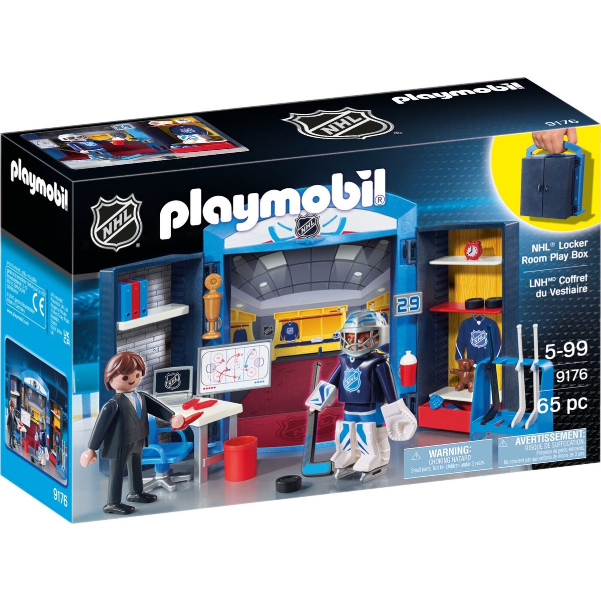 Playmobil - Nhl Locker Room Play Box - 9176