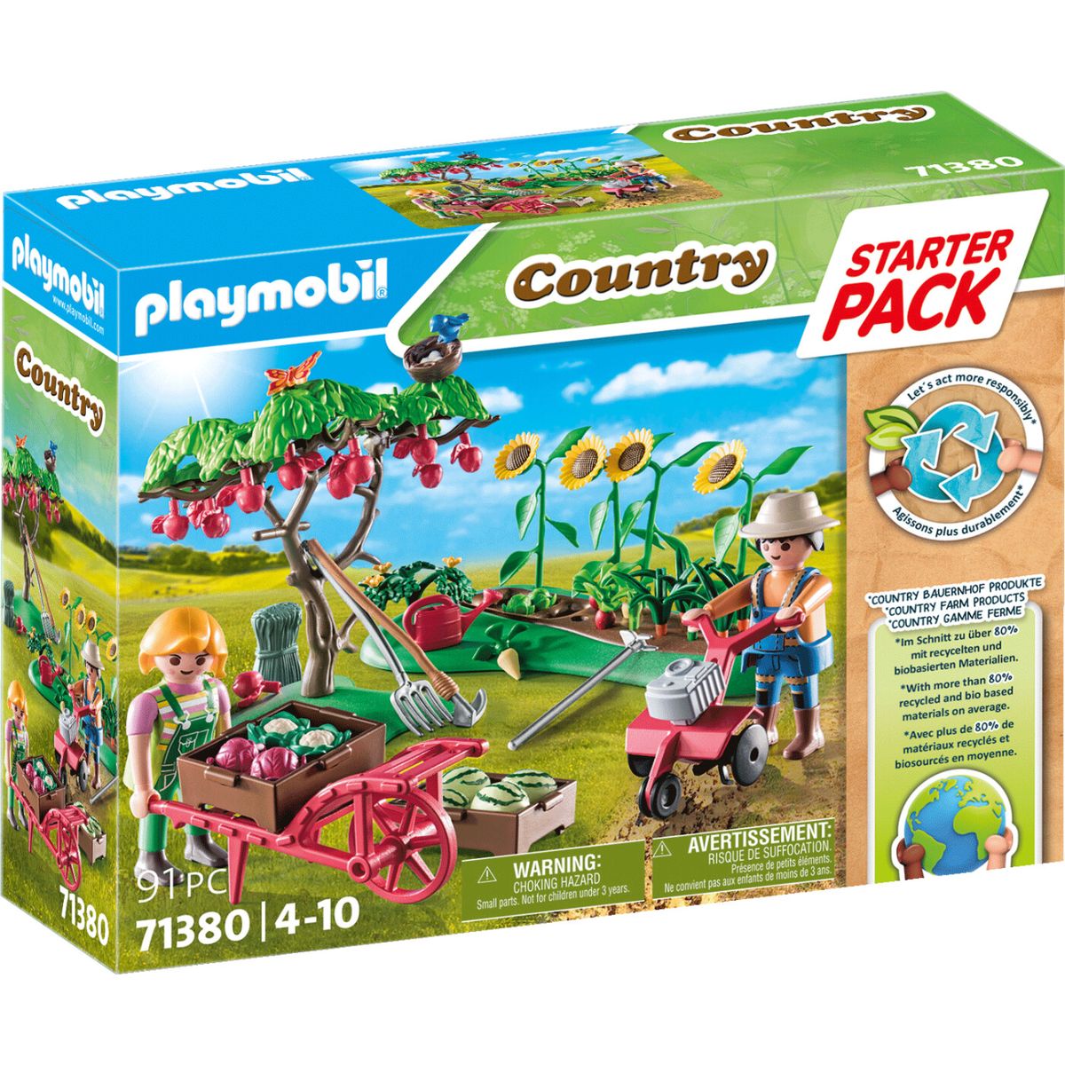 Playmobil Country- Start Pakke Bondegård Køkkenhave - 71380