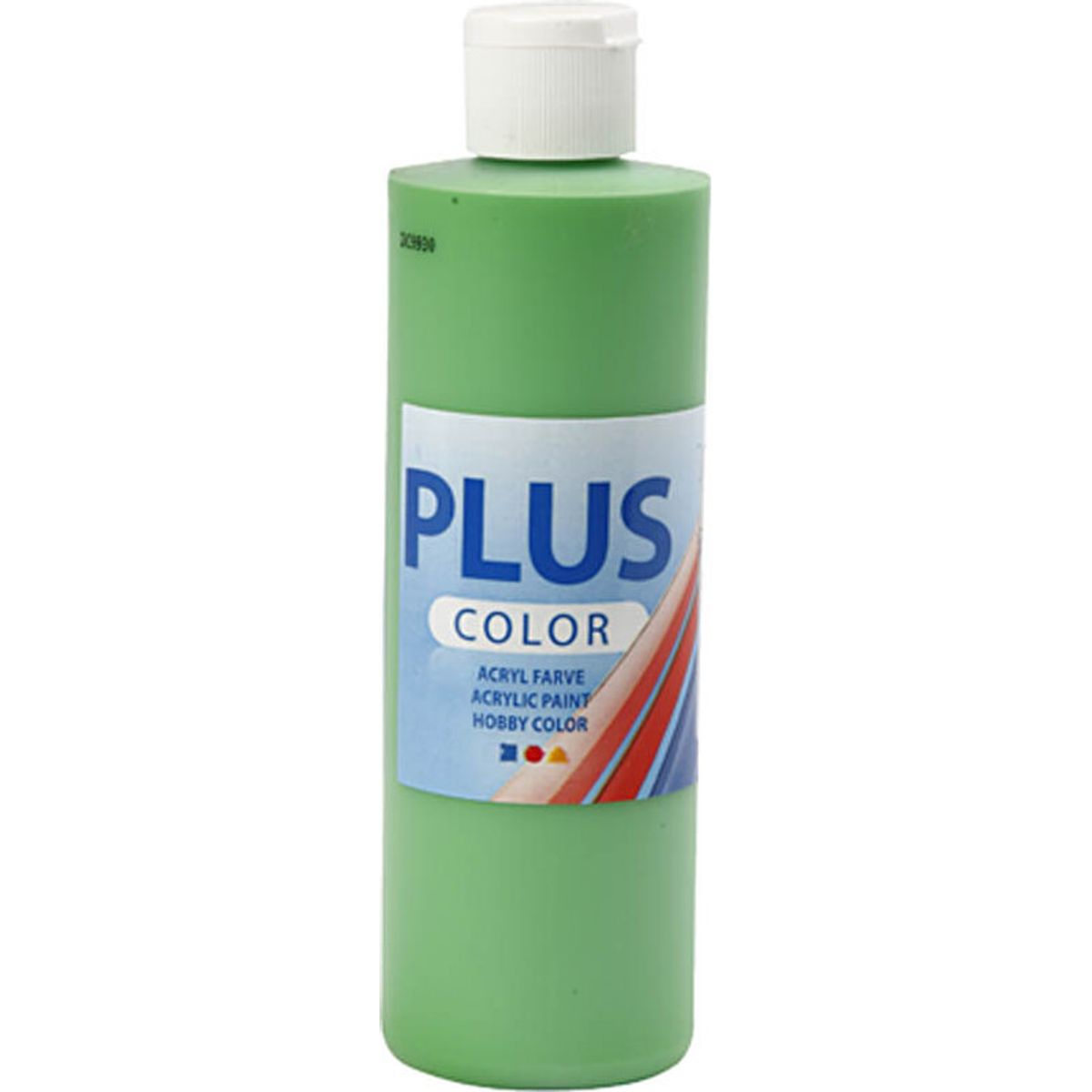 Plus Color Hobbymaling - Akrylfarve - Bright Green - 250 Ml