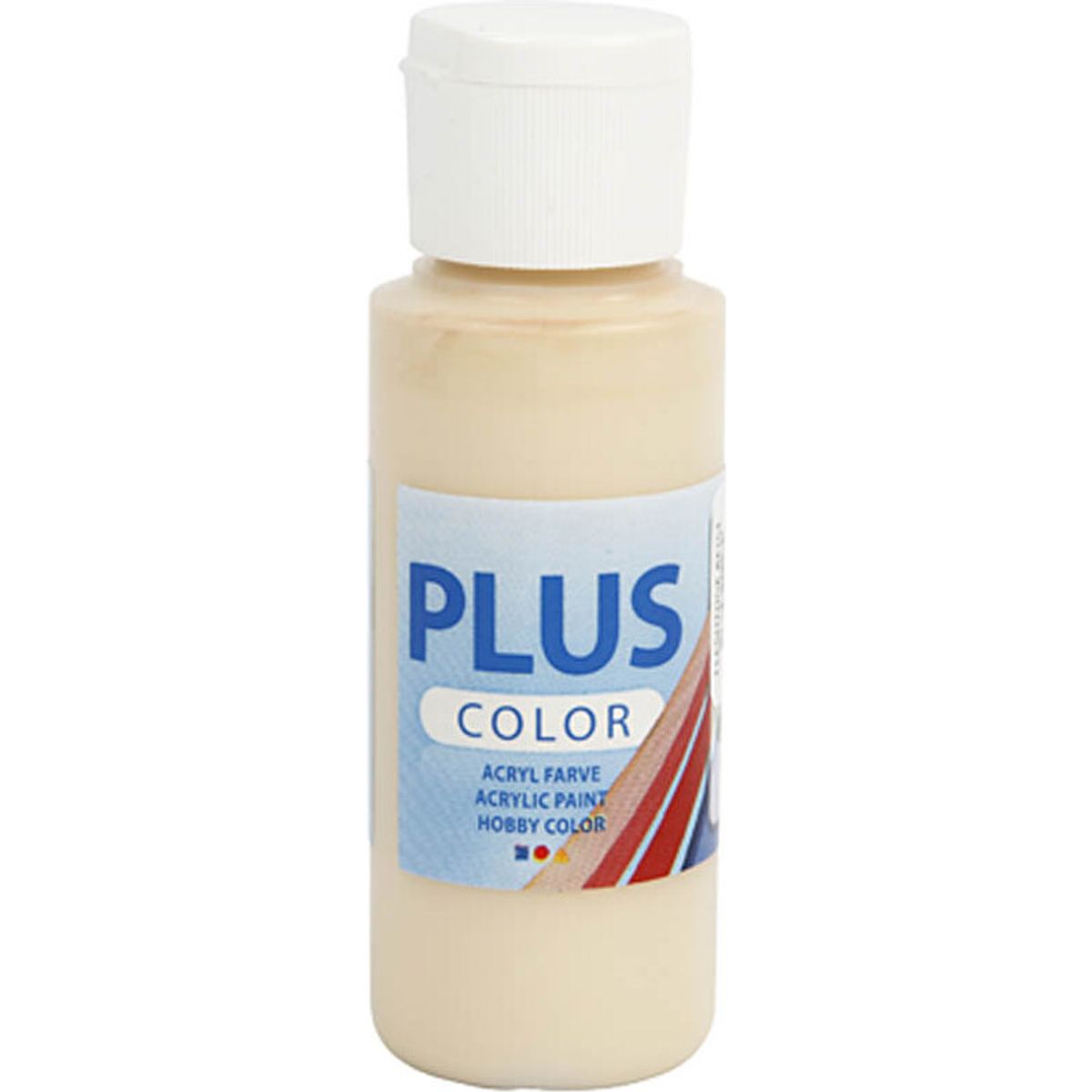 Plus Color Hobbymaling - Akrylfarve - Ivory Beige - 60 Ml