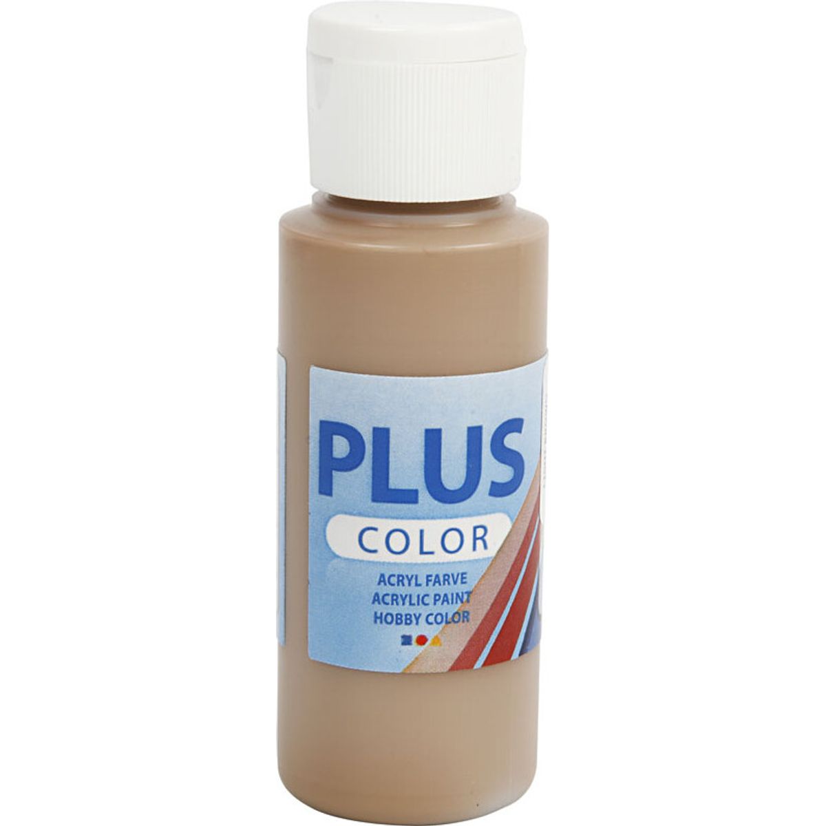 Plus Color Hobbymaling - Akrylfarve - Lys Brun - 60 Ml