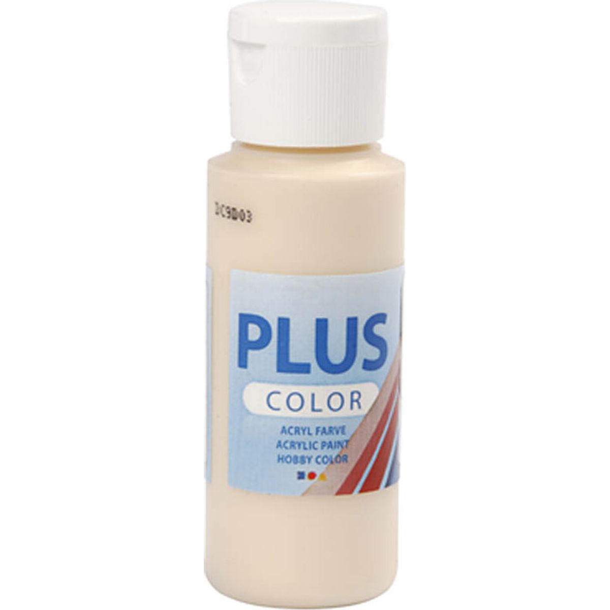 Plus Color Hobbymaling - Akrylfarve - Lys Pudder - 60 Ml