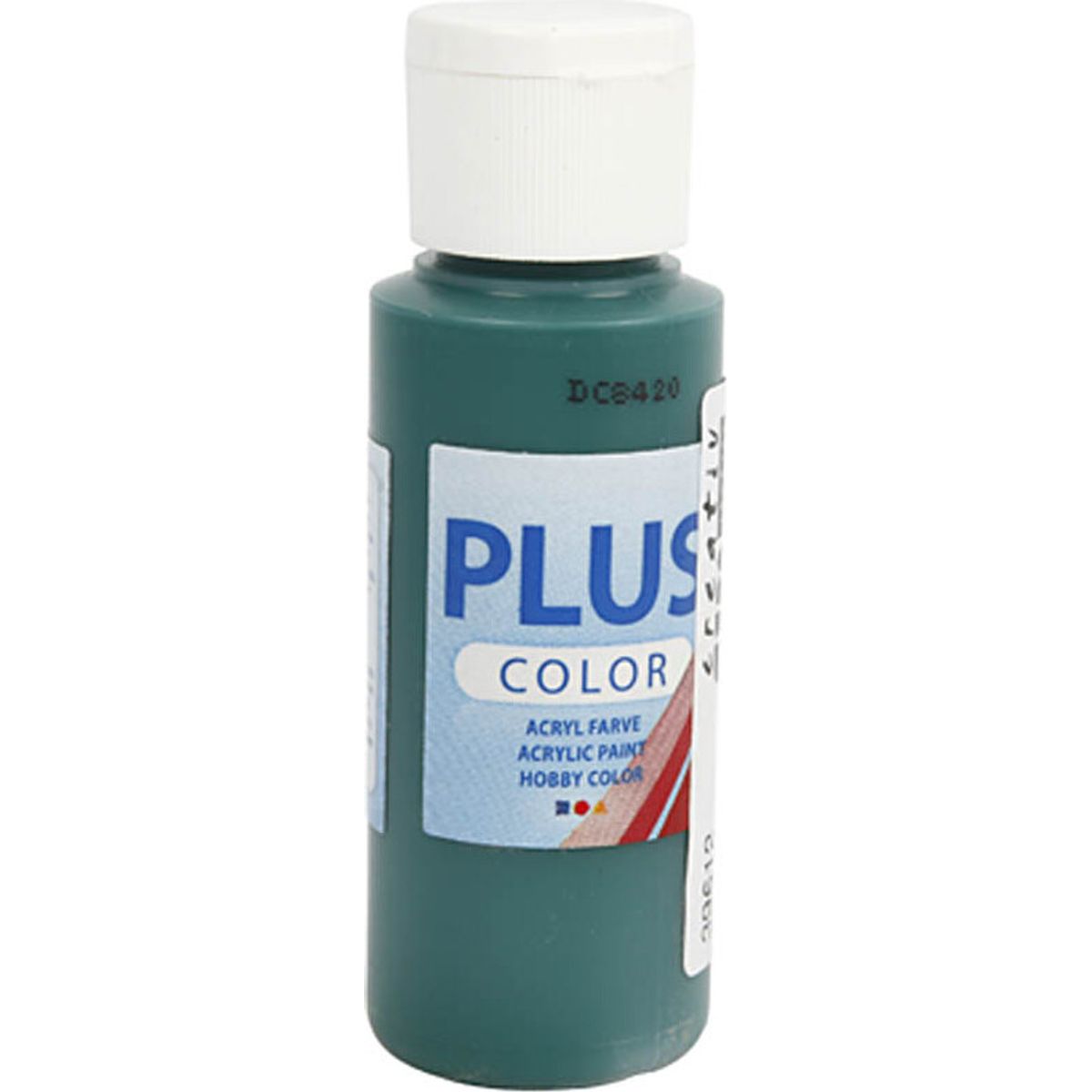 Plus Color Hobbymaling - Akrylfarve - Mørk Grøn - 60 Ml