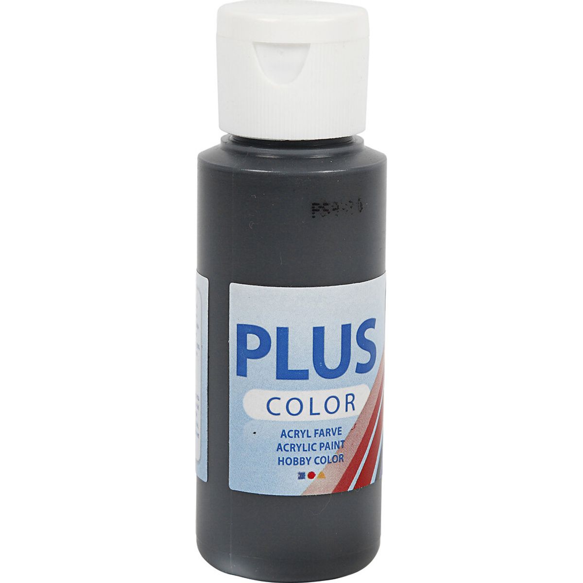 Plus Color Hobbymaling - Akrylfarve - Sort - 60 Ml