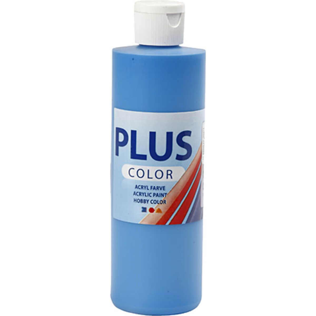 Plus Color Hobbymaling - Akrylfarve - Primær Blå - 250 Ml