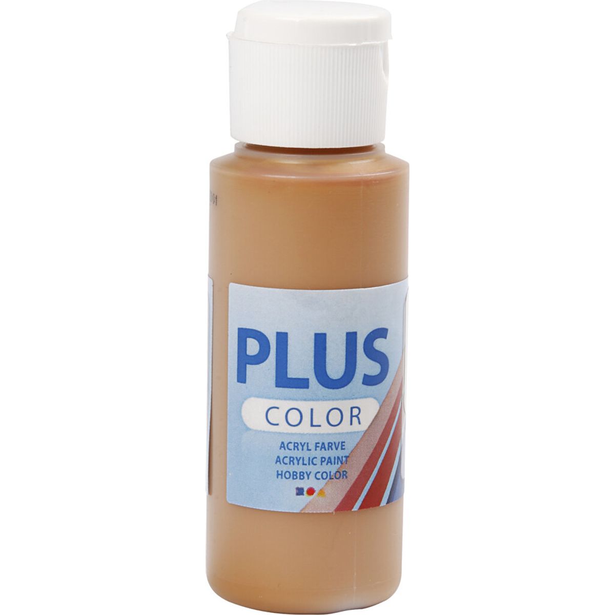 Plus Color Hobbymaling - Akrylfarve - Raw Sienna - 60 Ml