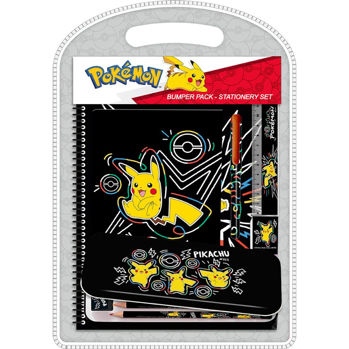 Pokémon - Neon - Bumper Set W/tin Case & Notebook (161506884)