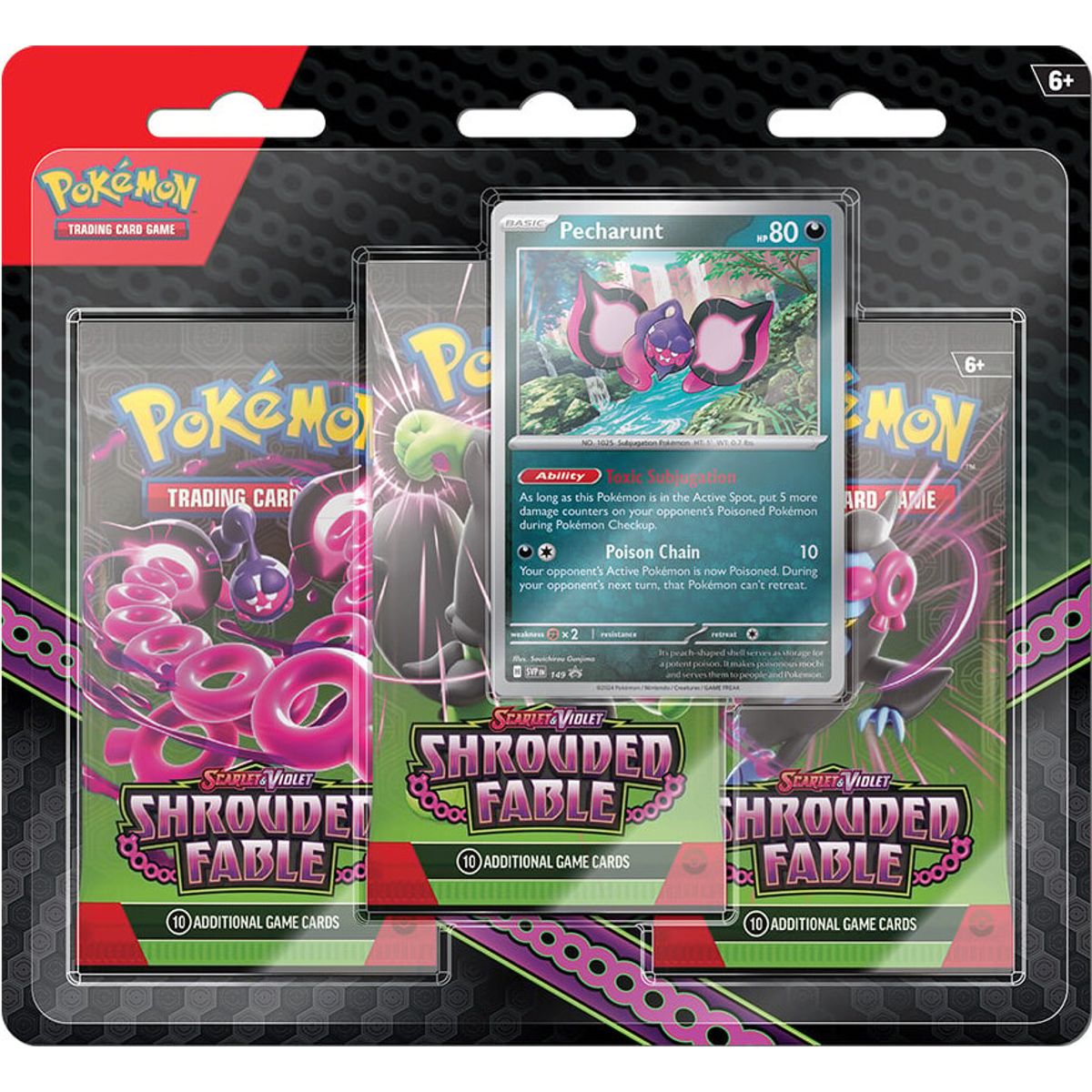 Pokémon - Scarlet & Violet - Shrouded Fable - 3 Booster Packs