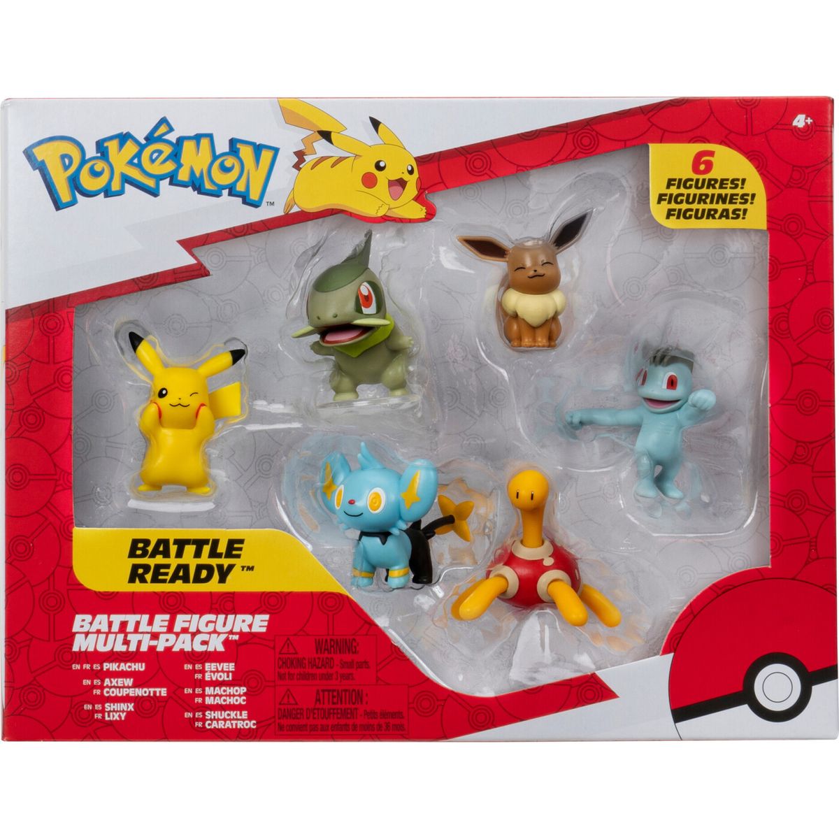 Pokémon Battle Figurer - 6-pak