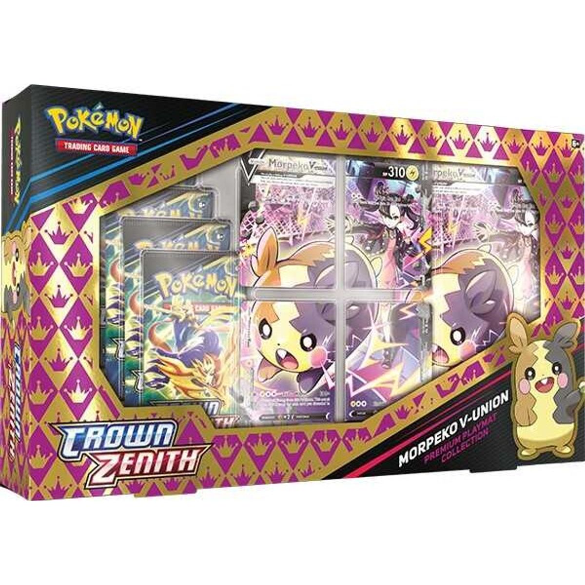 Pokémon Kort - Morpeko V Union Box - Crown Zenith - 13 Dele