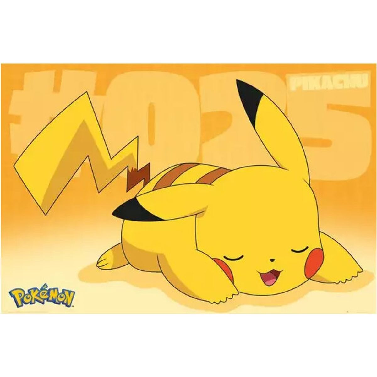 Pokémon Plakat - Pikachu Asleep Maxi - 91,5x61 Cm