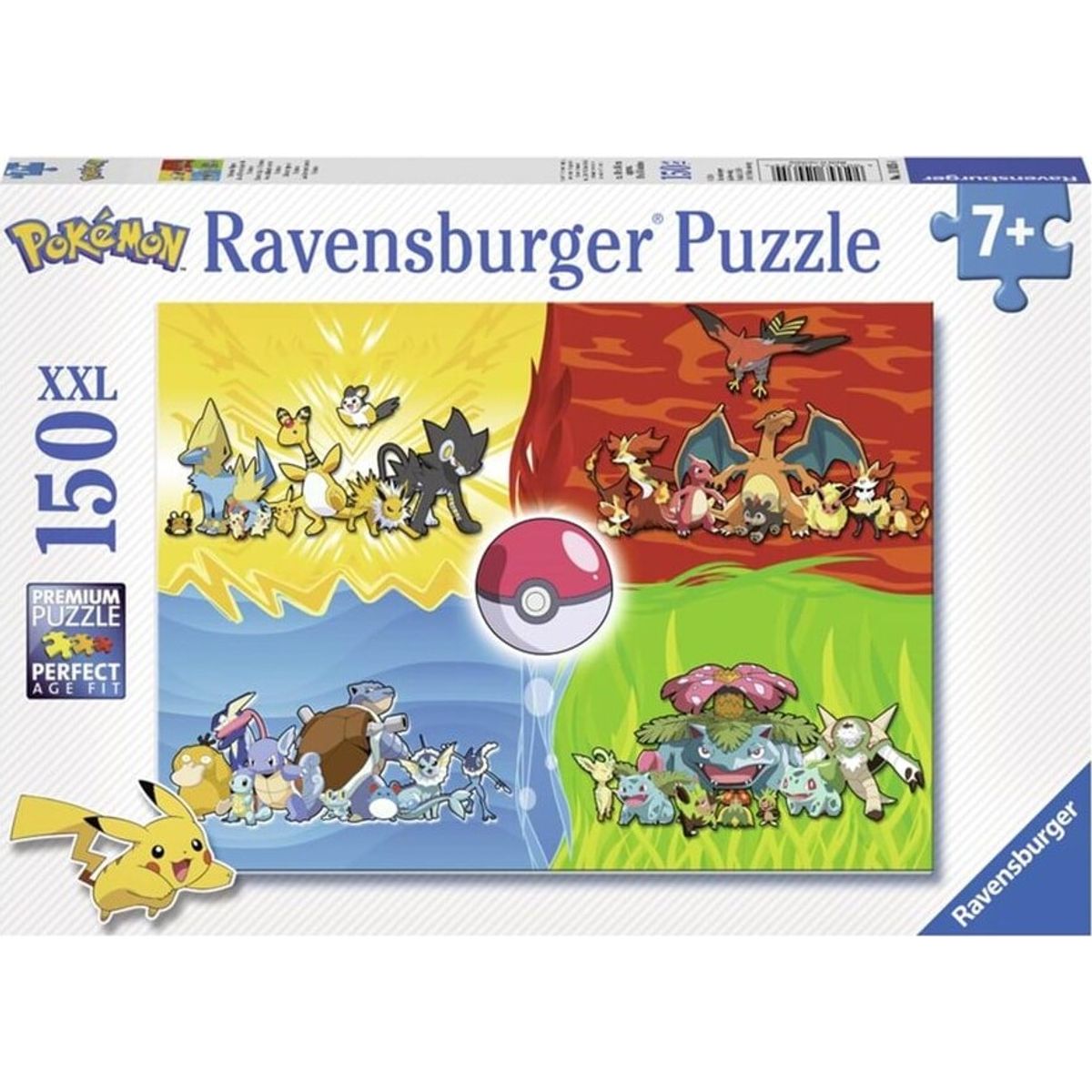 Pokémon Puslespil - 150 Xxl Brikker - Ravensburger