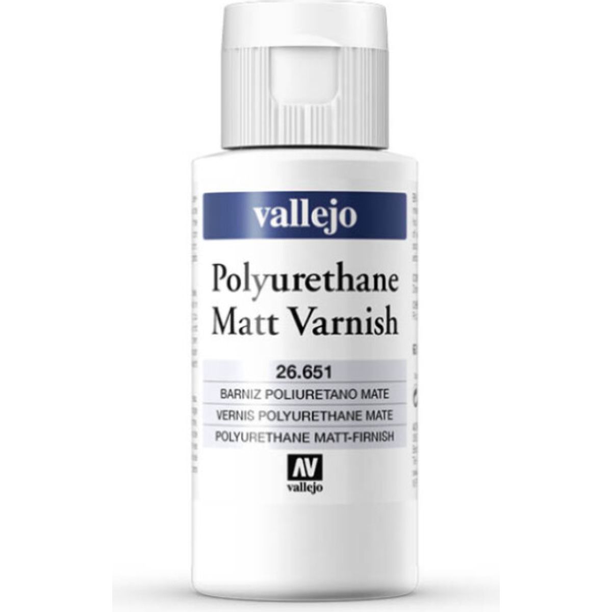 Vallejo - Polyurethane Matt Varnish - Polyurethan Lak - 60 Ml - 26651