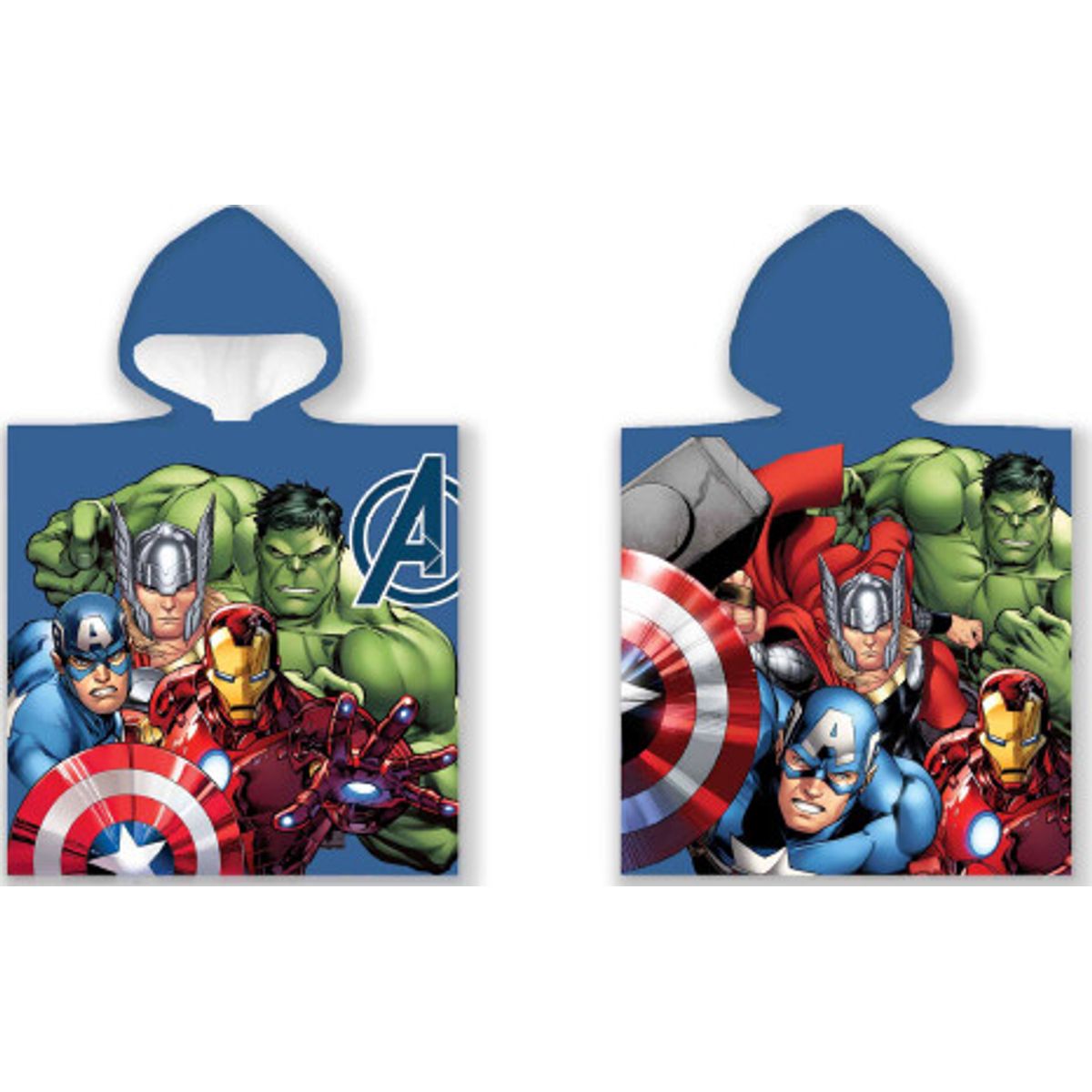 Avengers Håndklæde Poncho Til Børn - Marvel - 50x100 Cm