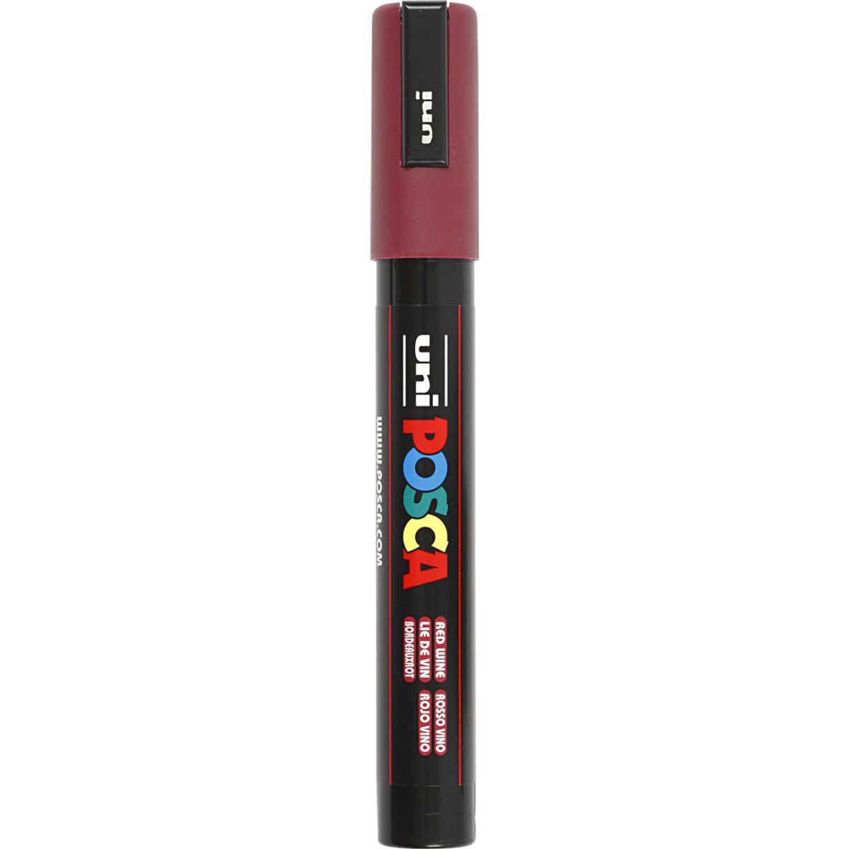 Posca Tusch - Nr. Pc-5m - Tykkelse 2,5 Mm - Red Wine