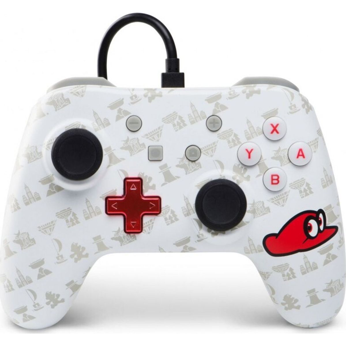 Powera - Gamepad Controller Til Nintendo Switch - Mario Odyssey