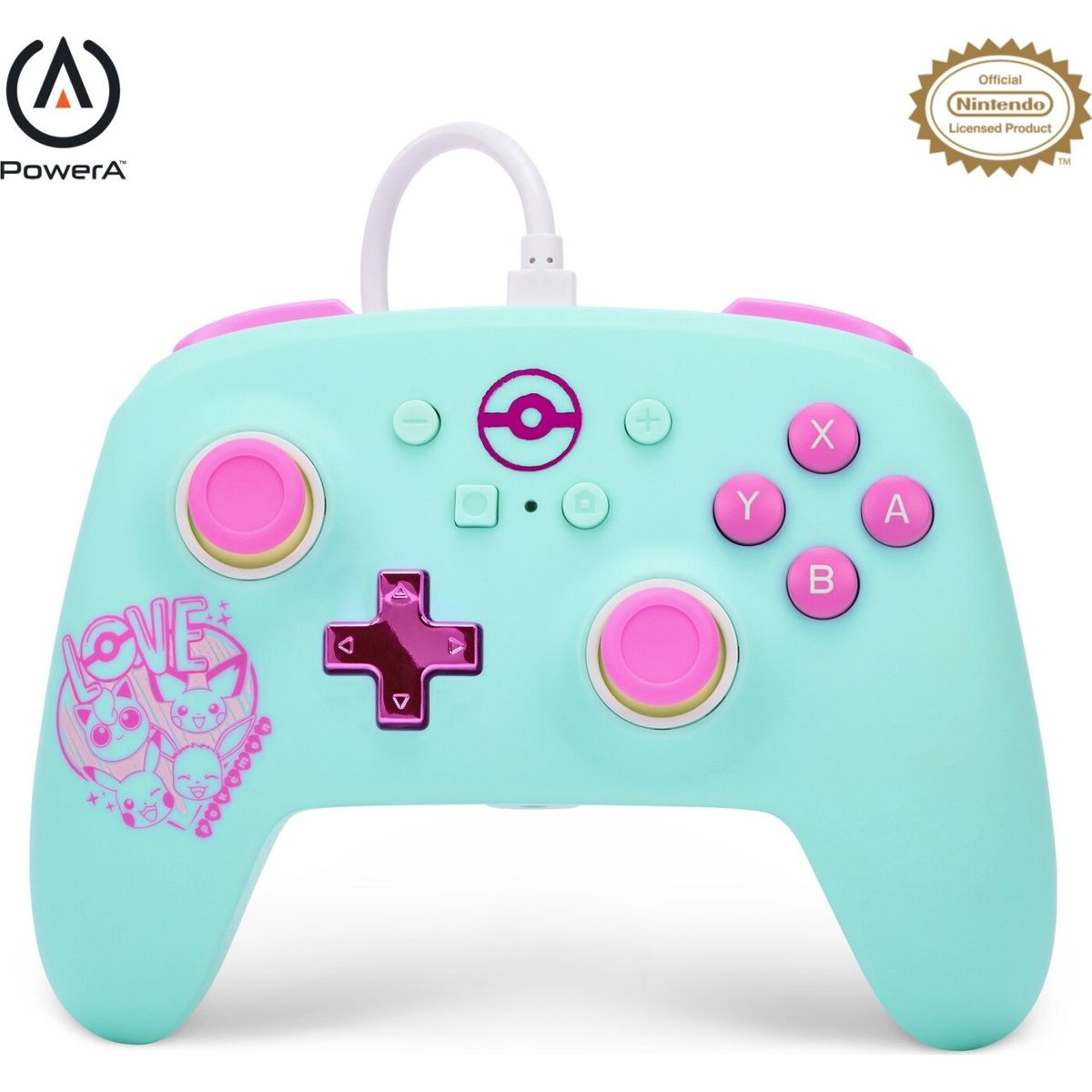 Powera Enhanced Wired Controller - Nintendo Switch - Pokémon: Sweet Friends