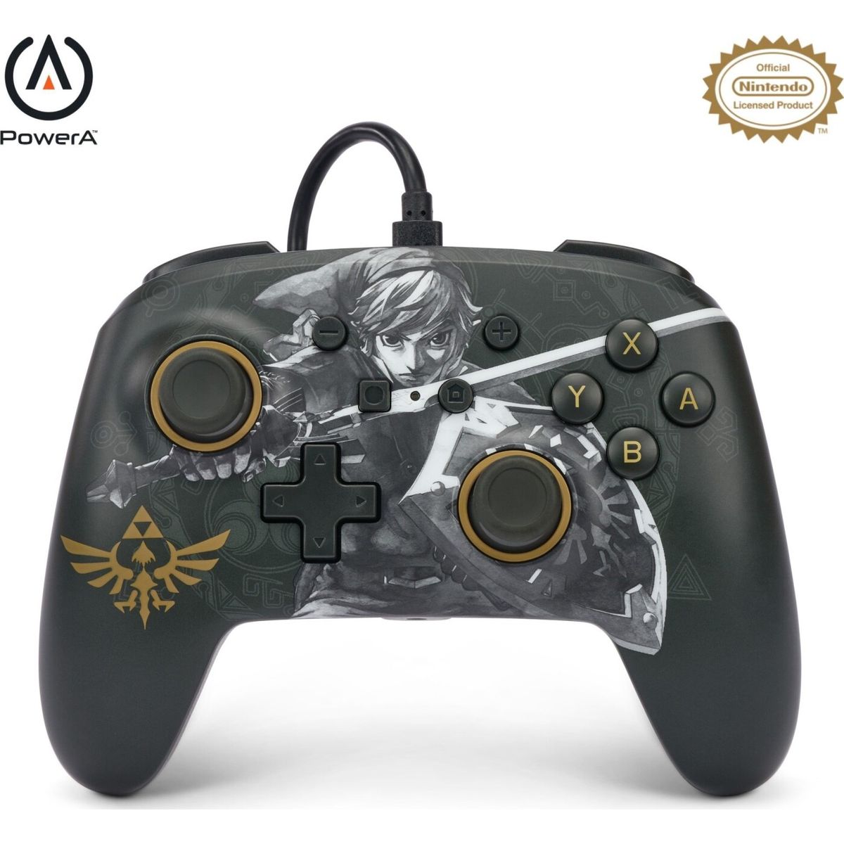 Powera Enhanced Wired Controller For Nintendo Switch - Battle-ready Link