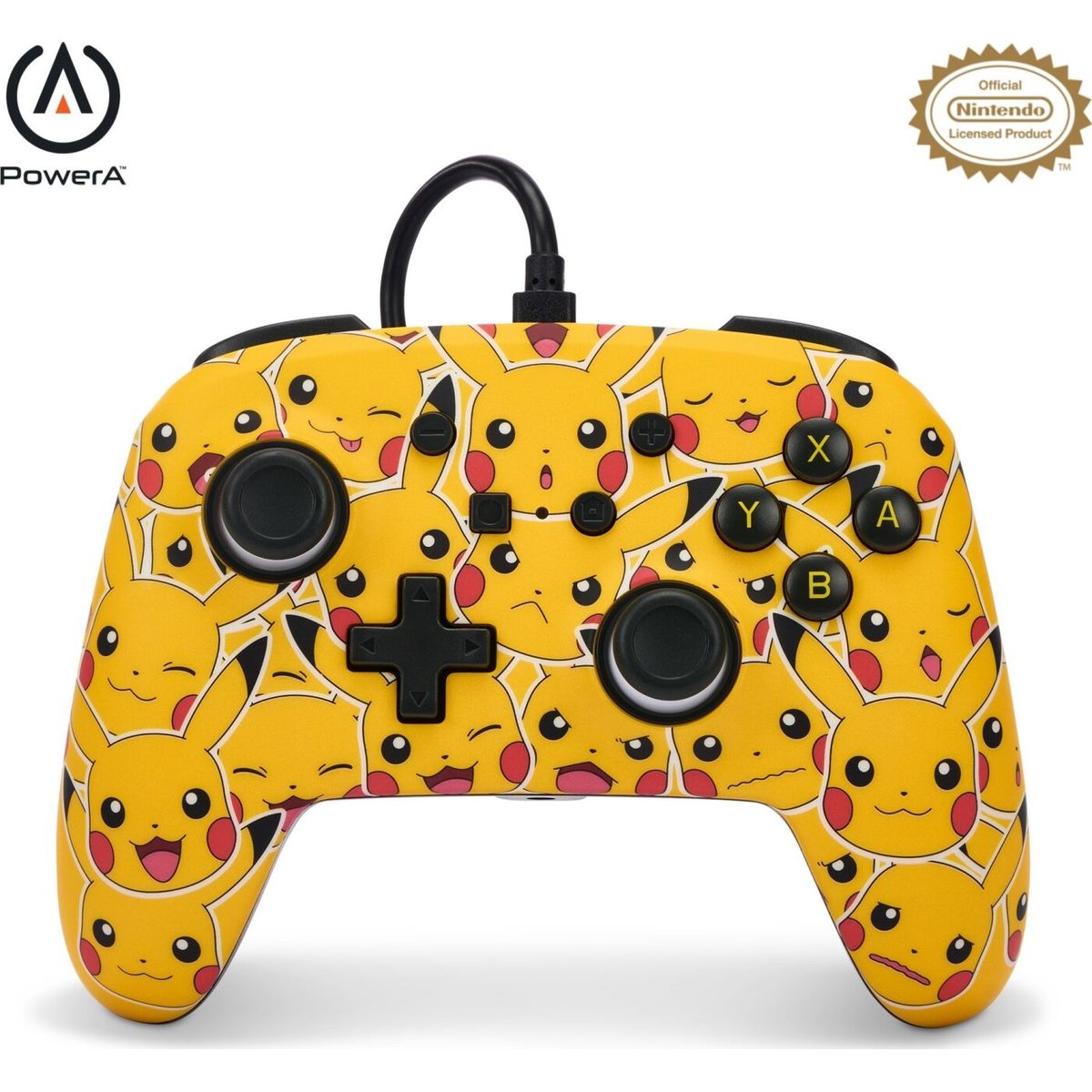 Powera Enhanced Wired Controller For Nintendo Switch - Pikachu Moods