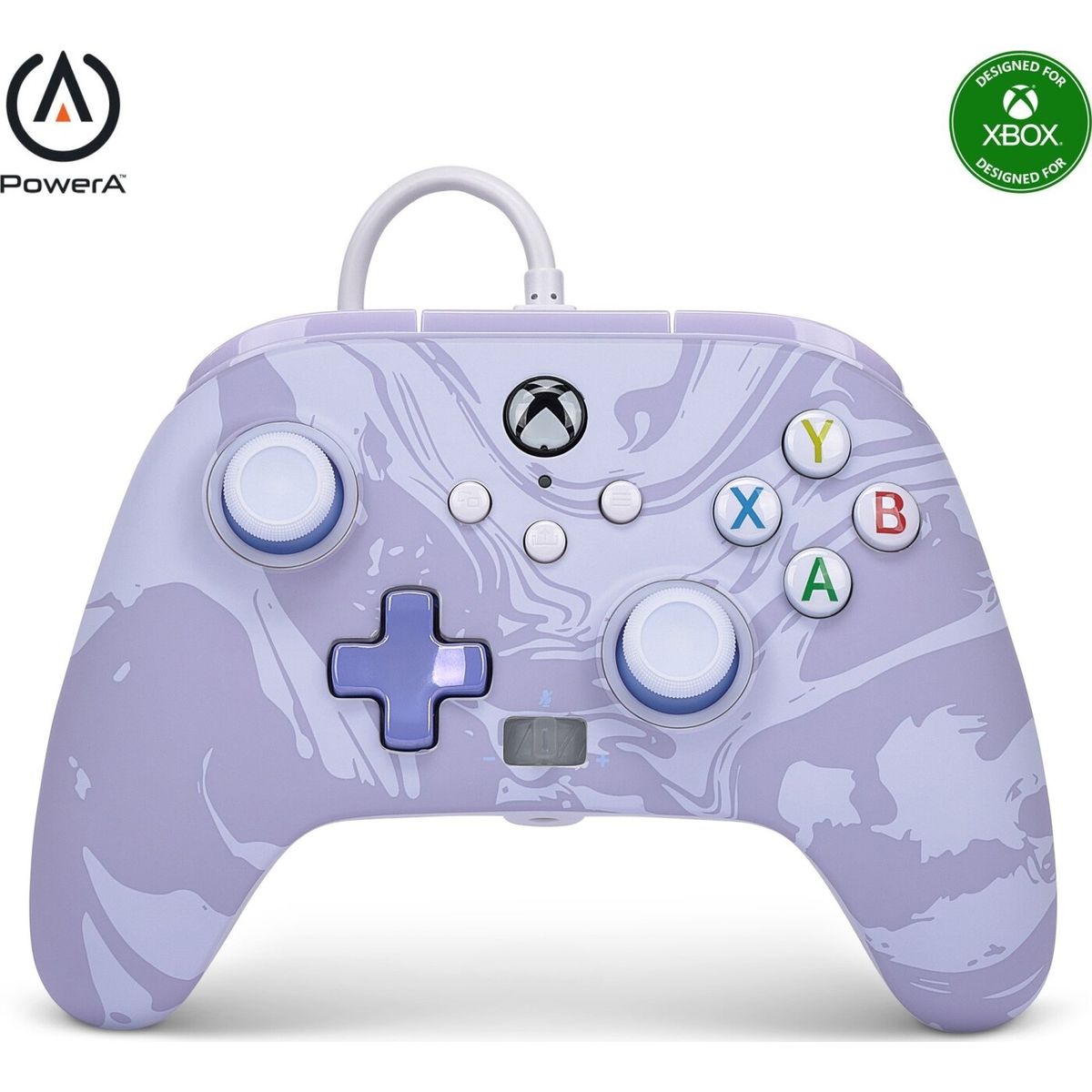 Powera Enhanced Wired Controller - Xbox Series X/s - Lavender Swirl