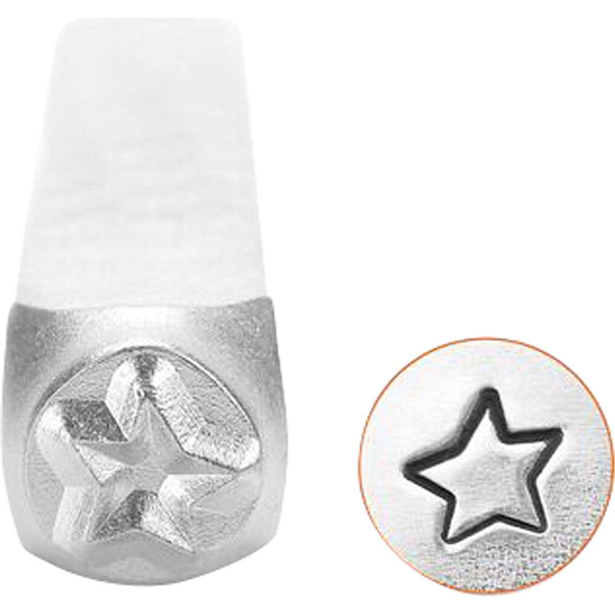 Prægestempel - Stjerne - L 65 Mm - Str. 3 Mm - 1 Stk.