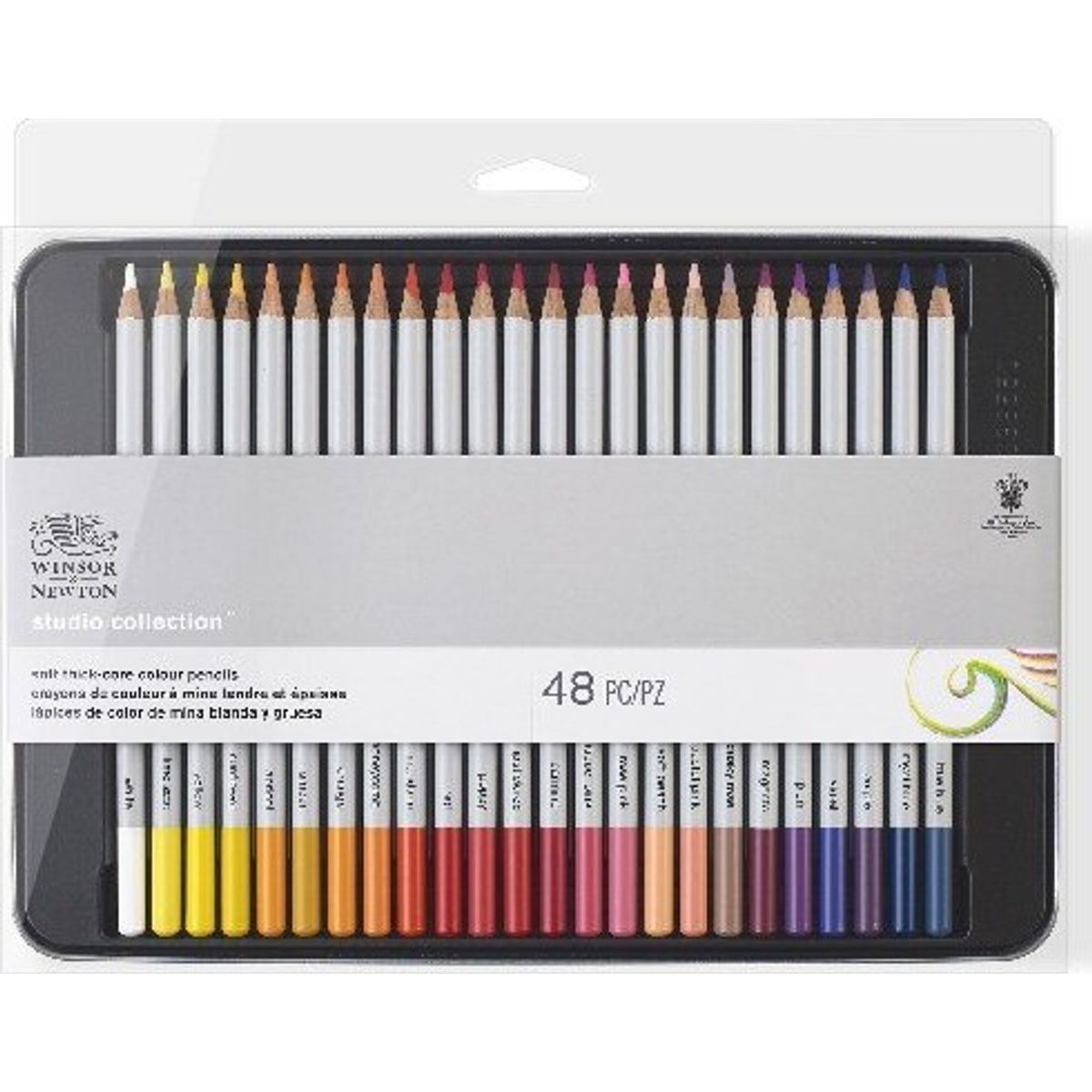 Winsor & Newton - Farveblyanter - Studio Collection - 48 Farver