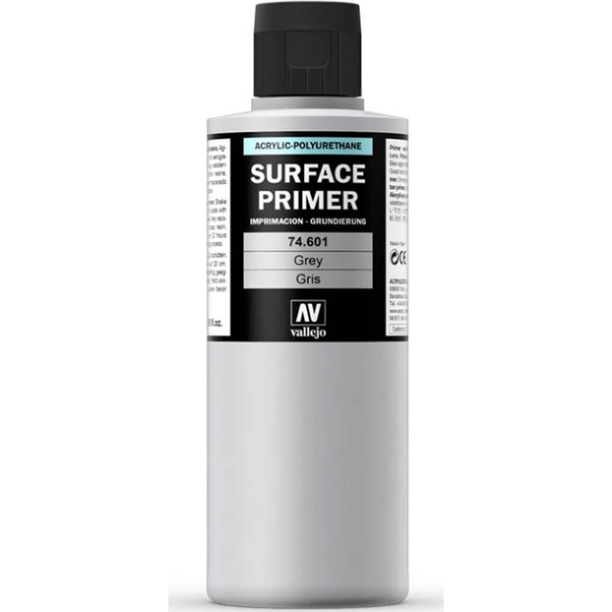 Vallejo - Surface Primer - Grå 200 Ml