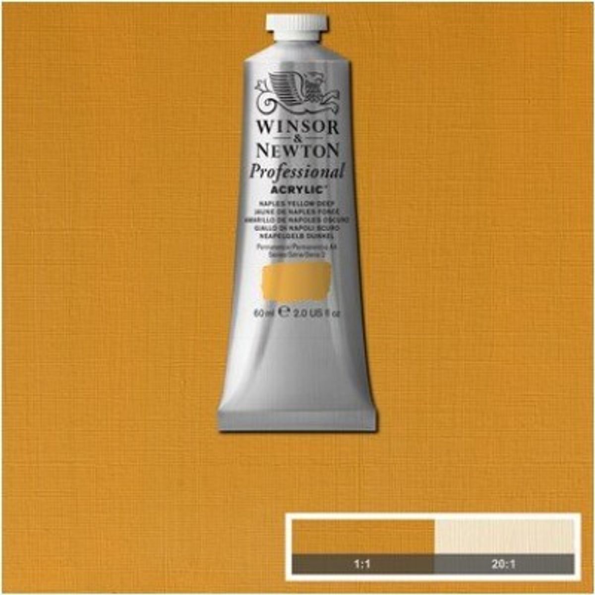 Winsor & Newton - Galeria Akrylmaling - Naples Yellow Deep 60 Ml