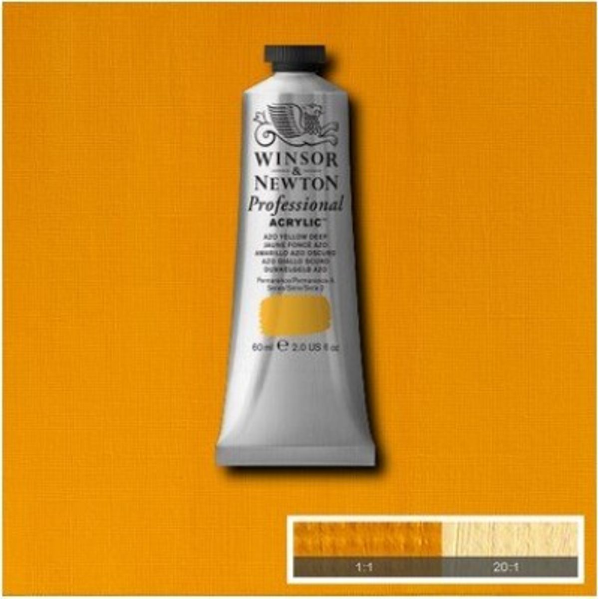 Winsor & Newton - Akrylmaling - Azo Yellow Deep 60 Ml