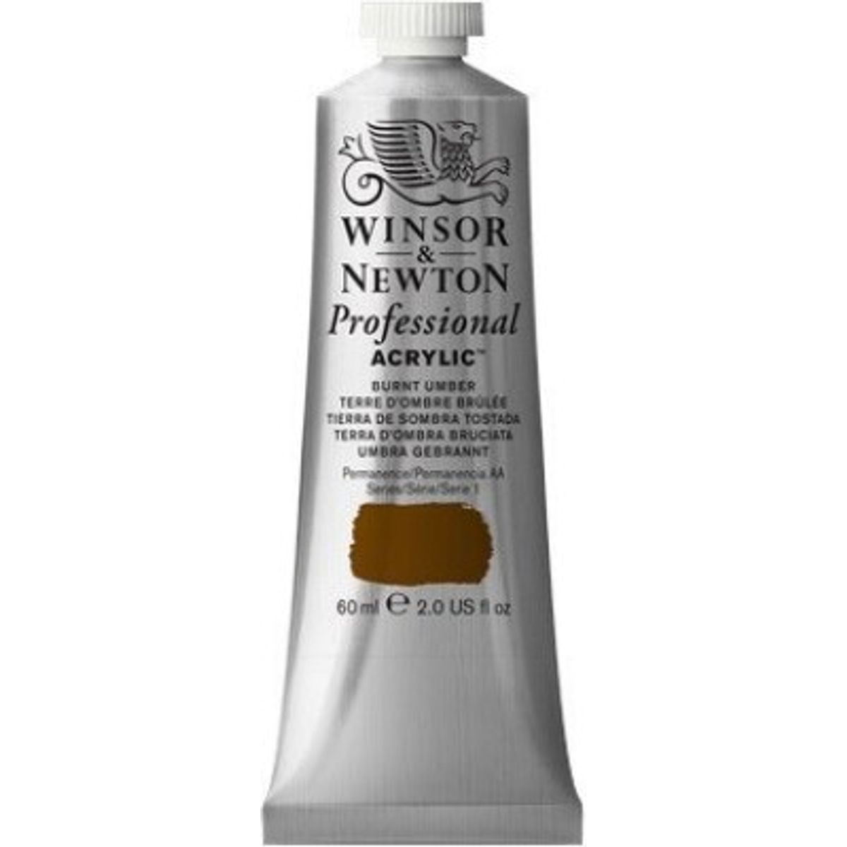 Winsor & Newton - Akrylmaling - Burnt Umber 60 Ml