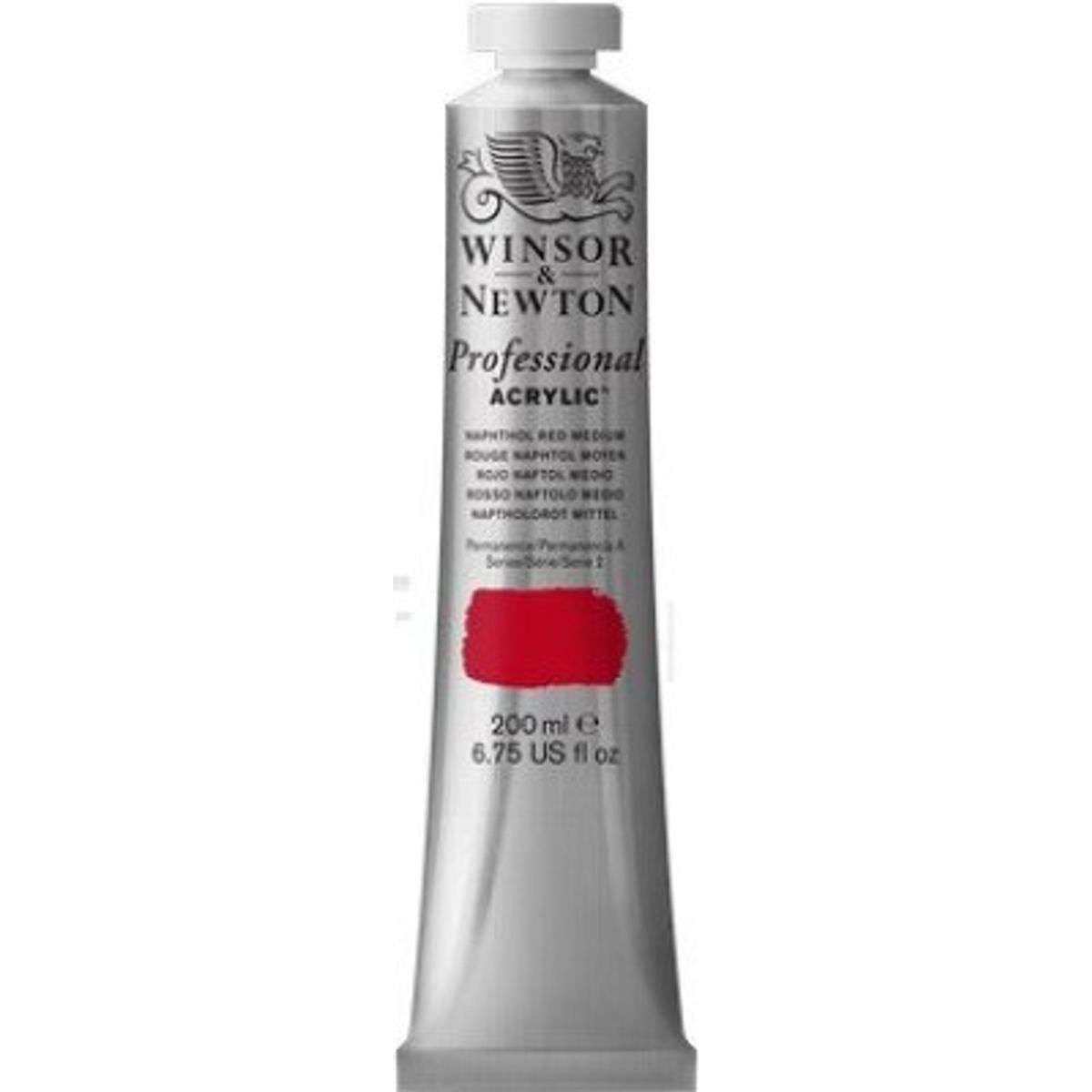 Winsor & Newton - Akrylmaling - Napthol Red Medium 200 Ml