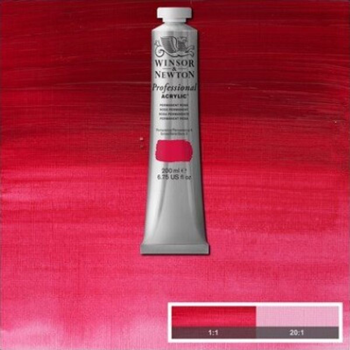 Winsor & Newton - Akrylmaling - Permanent Rose 200 Ml