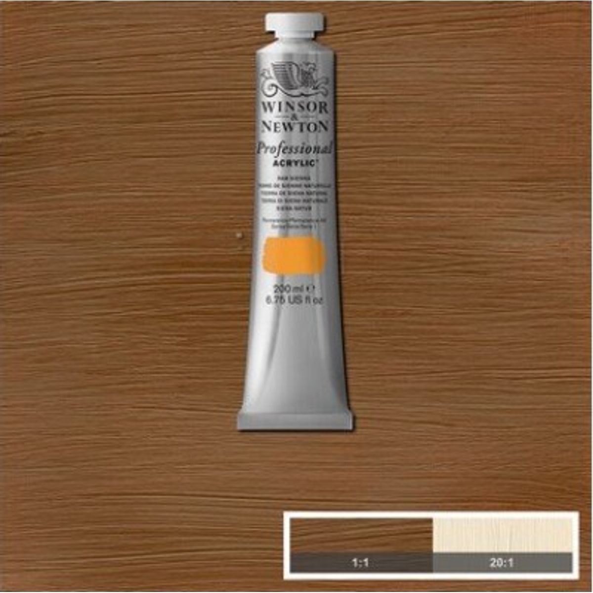 Winsor & Newton - Galeria Akrylmaling - Raw Sienna 200 Ml