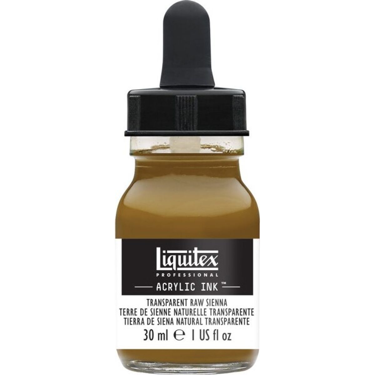 Liquitex - Acrylic Ink - Transparent Raw Sienna 30 Ml