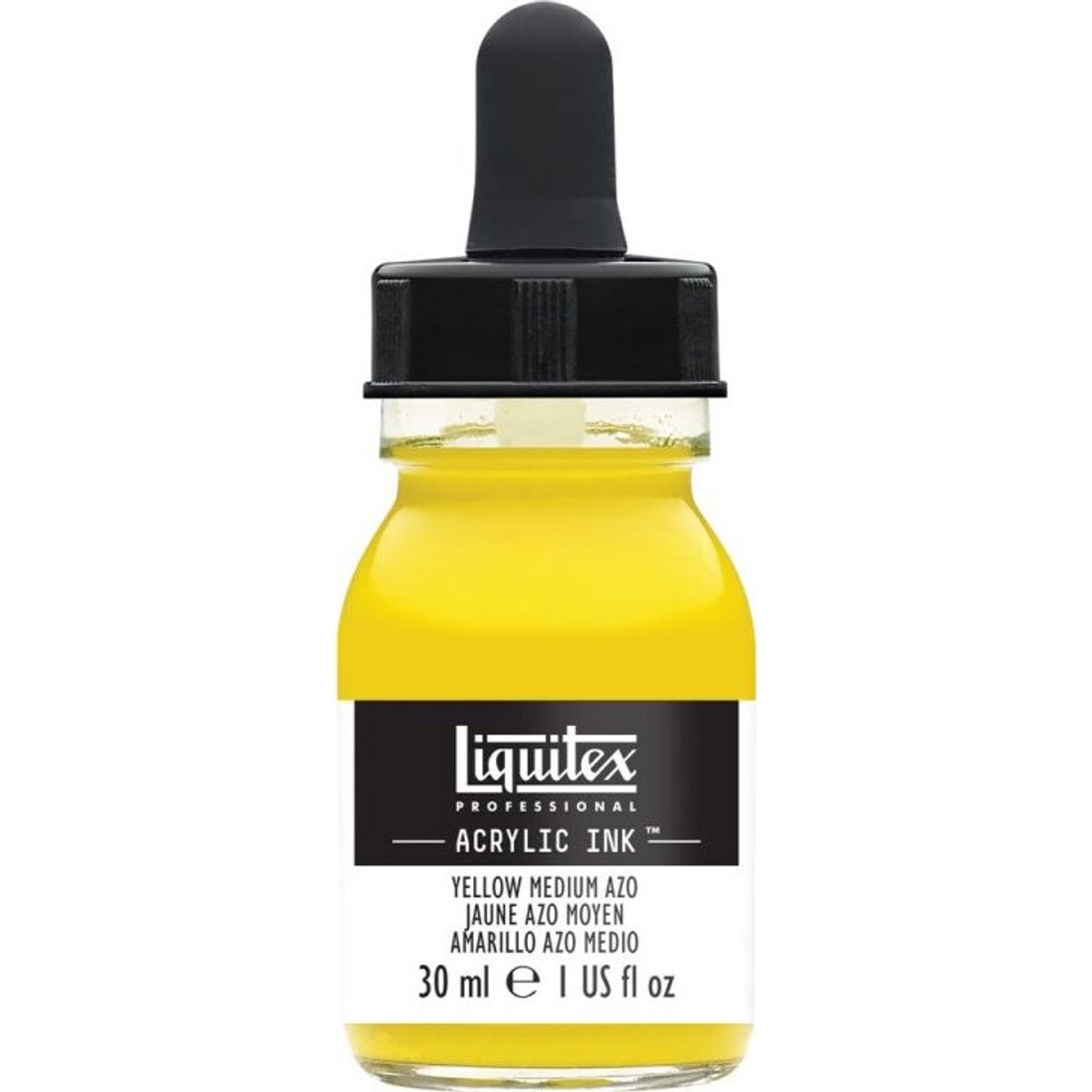 Liquitex - Acrylic Ink Blæk - Yellow Medium Azo 30 Ml