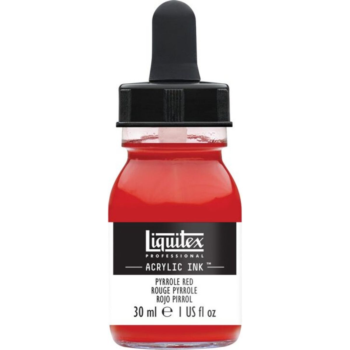 Liquitex - Acrylic Ink Blæk - Pyrrole Red 30 Ml