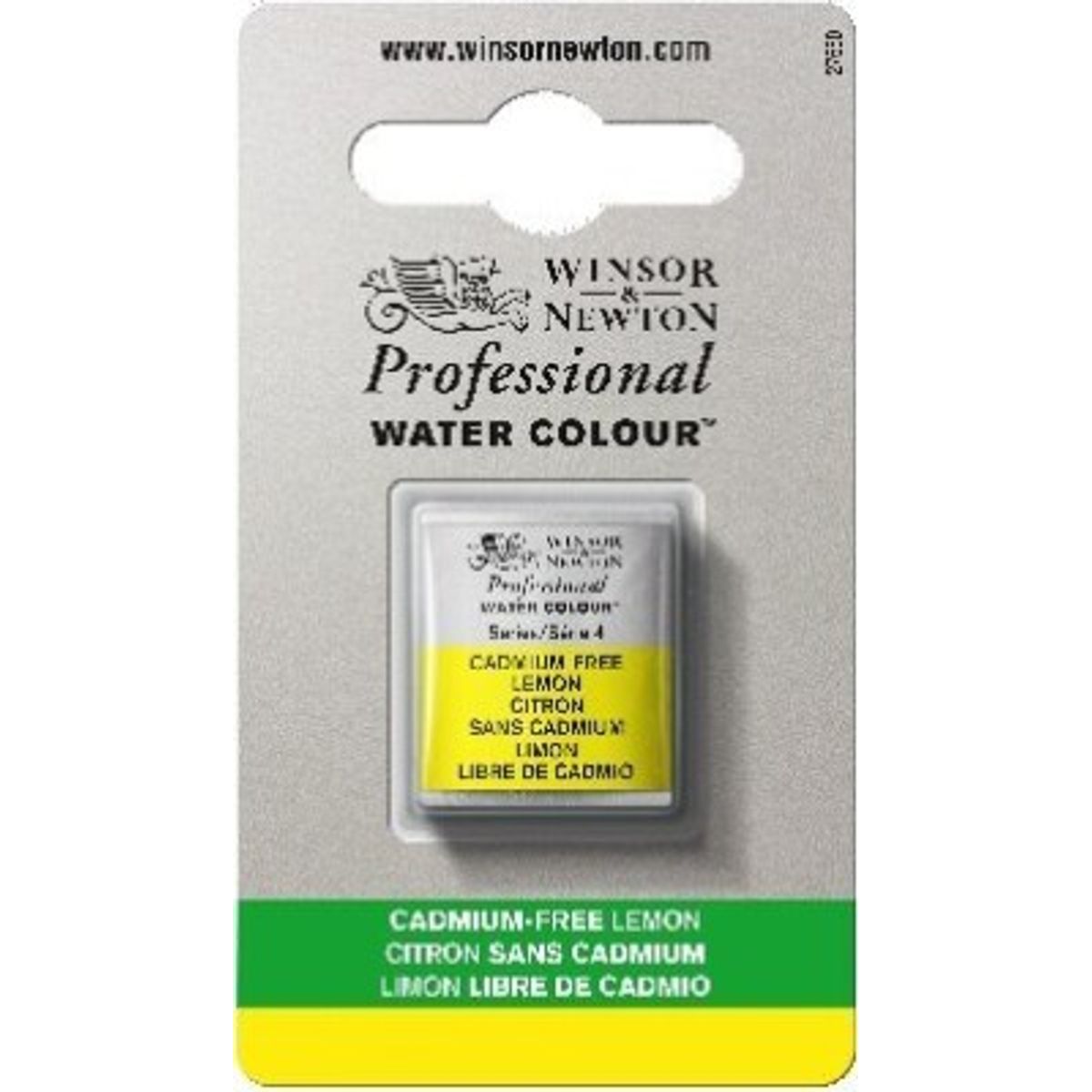 Winsor & Newton - Akvarelfarve 1/2 Pan - Cadmium Free Lemon