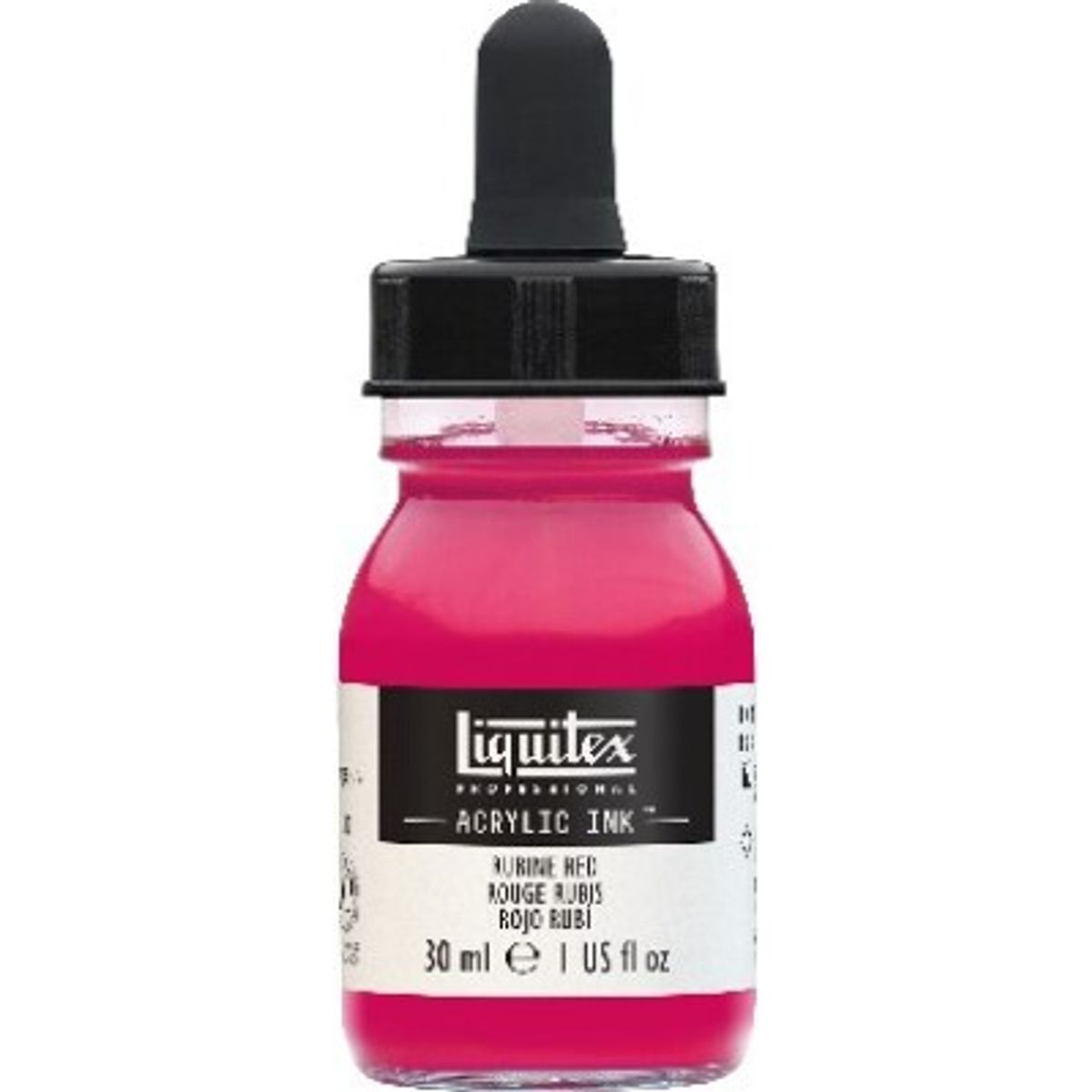 Liquitex - Acrylic Ink Blæk - Rubine Red 30 Ml